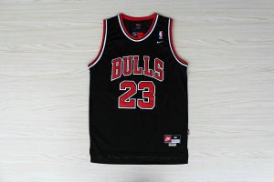 Maillot De Basket Chicago Bulls Michael Jordan 23Eyed Engrener Fan Version Noir